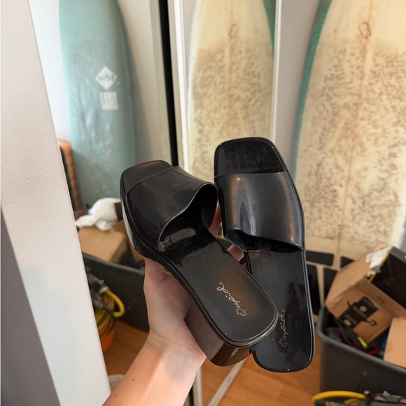 Miss Lola Shoes - MISS LOLA jelly heels